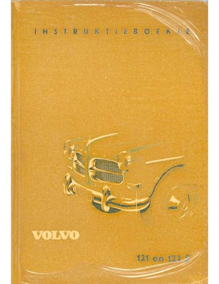1959 VOLVO 121 / 122 S OWNERS MANUAL DUTCH