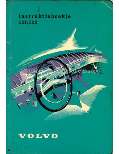 1962 VOLVO 121 / 122 OWNERS MANUAL DUTCH