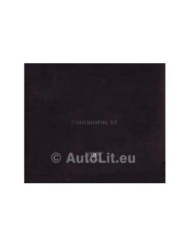 2005 BENTLEY CONTINENTAL GT BROCHURE ENGLISH