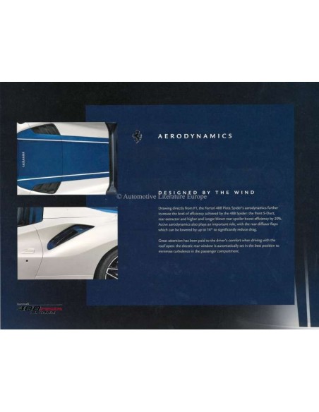 2018 FERRARI 488 PISTA SPIDER PORTFOLIO ENGLISCH