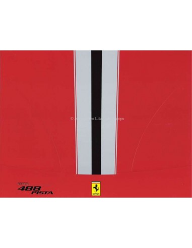 2018 FERRARI 488 PISTA SPIDER PORTFOLIO ENGLISCH