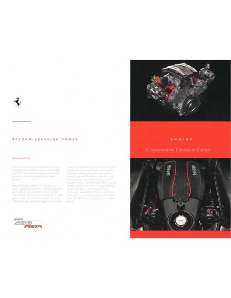 2018 FERRARI 488 PISTA SPIDER PORTFOLIO ENGLISH