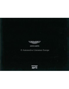 2013 ASTON MARTIN V8 VANTAGE S SP10 SPECIAL EDITION BROCHURE ENGLISH
