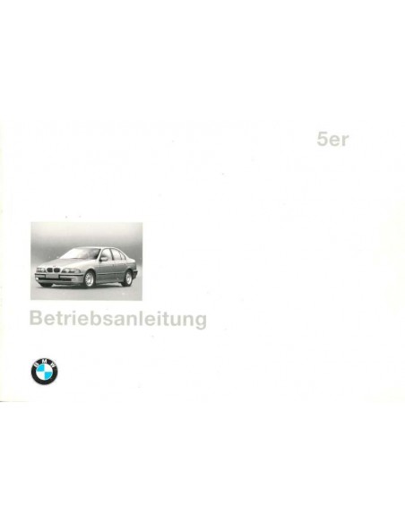 1996 BMW 5 SERIE INSTRUCTIEBOEKJE DUITS