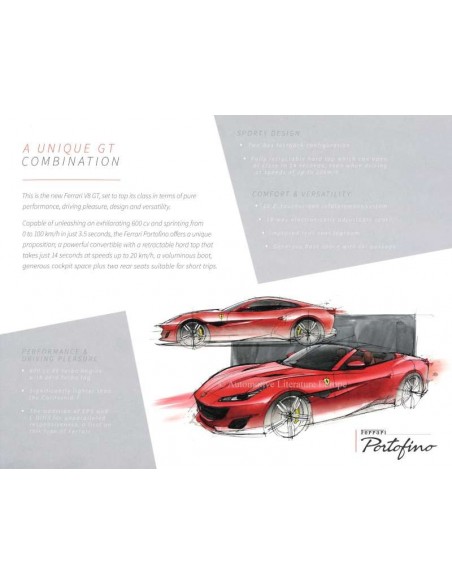 2018 FERRARI PORTOFINO PORTFOLIO ENGLISCH