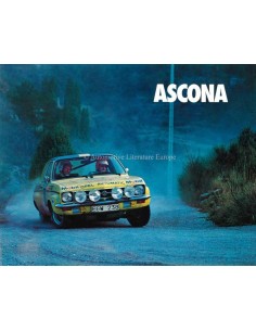 1974 OPEL ASCONA PROSPEKT NIEDERLÄNDISCH