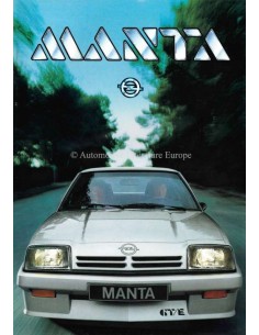 1983 OPEL MANTA BROCHURE DUTCH