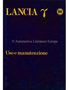 1981 LANCIA GAMMA BERLINA INSTRUCTIEBOEKJE ITALIAANS