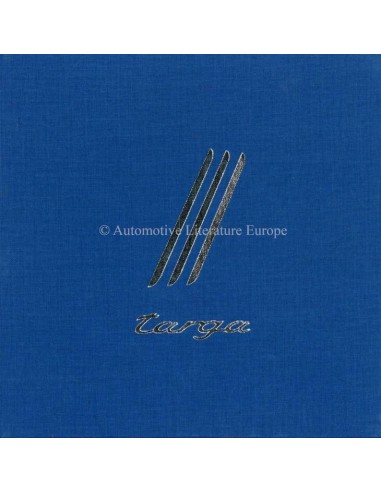 2014 PORSCHE 911 TARGA HARDCOVER PROSPEKT NIEDERLÄNDISCH