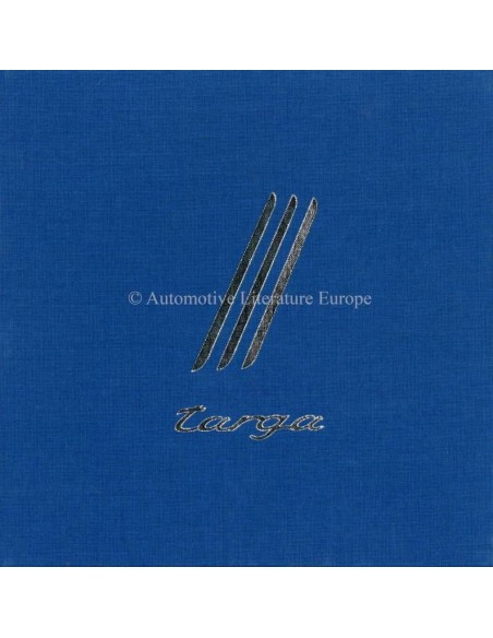 2014 PORSCHE 911 TARGA HARDCOVER PROSPEKT NIEDERLÄNDISCH