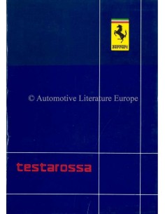 1986 FERRARI TESTAROSSA INSTRUCTIEBOEKJE 456/86