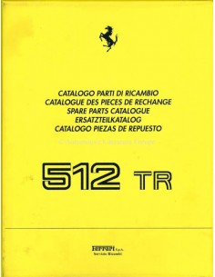 1992 FERRARI 512 TR ERSATZTEILKATALOG 708/92