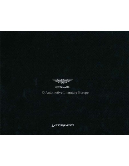 2014 ASTON MARTIN VANQUISH HARDCOVER PROSPEKT DEUTSCH