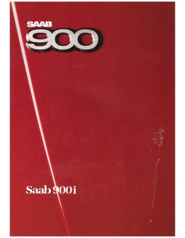 1986 SAAB 900 BROCHURE FRANS