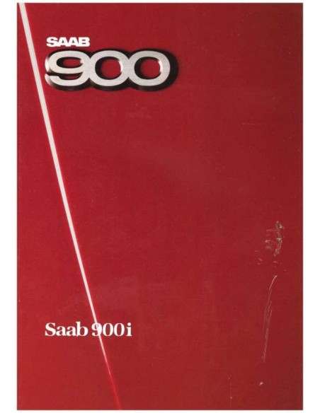 1986 SAAB 900 BROCHURE FRENCH