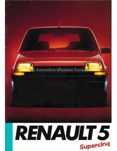 1985 RENAULT 5 BROCHURE FRANS