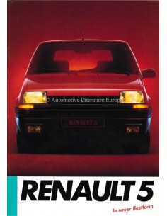 1985 RENAULT 5 BROCHURE GERMAN