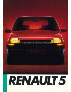 1985 RENAULT 5 BROCHURE DUITS