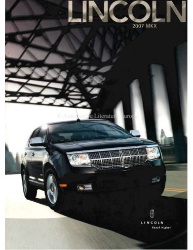2007 LINCOLN MKX BROCHURE ENGELS