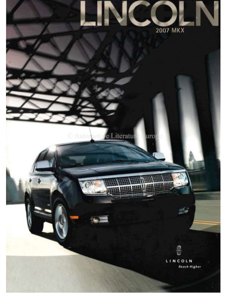 2007 LINCOLN MKX BROCHURE ENGLISH