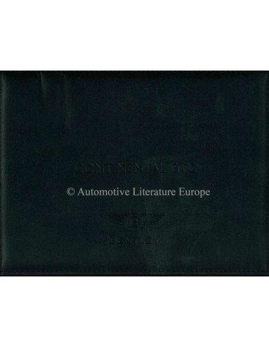2006 BENTLEY CONTINENTAL GTC OWNER'S MANUAL FRENCH