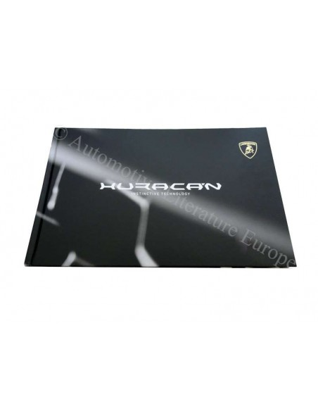 2017 LAMBORGHINI HURACAN COUPE, SPYDER, RWD & PERFORMANTE HARDCOVER BROCHURE ENGELS