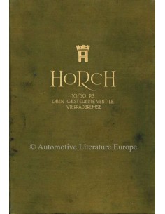 1927 HORCH 10/50 PS BETRIEBSANLEITUNG DEUTSCH