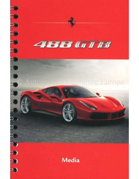 2015 FERRARI 488 GTB MEDIA BROCHURE ENGLISH