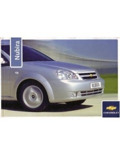 2005 CHEVROLET NUBIRA INSTRUCTIEBOEKJE NEDERLANDS