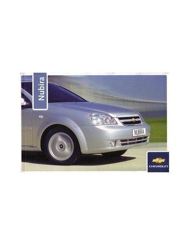 2005 CHEVROLET NUBIRA INSTRUCTIEBOEKJE NEDERLANDS