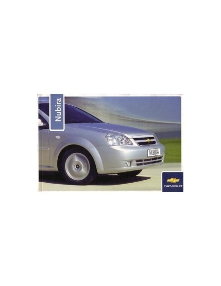 2005 CHEVROLET NUBIRA INSTRUCTIEBOEKJE NEDERLANDS