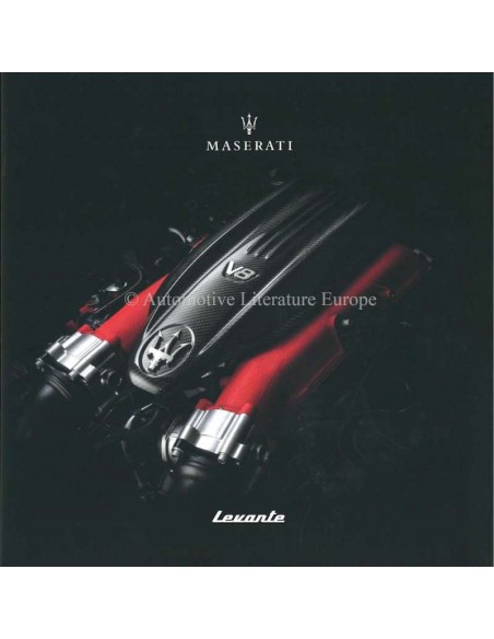 2019 MASERATI LEVANTE TROFEO BROCHURE ENGLISH