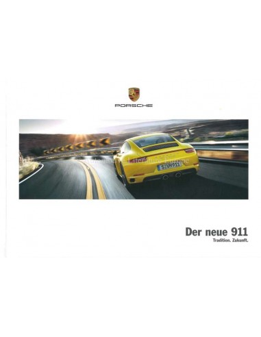 2017 PORSCHE 911 CARRERA / TARGA HARDCOVER BROCHURE DUITS