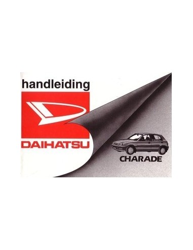 1997 DAIHATSU CHARADE INSTRUCTIEBOEKJE NEDERLANDS