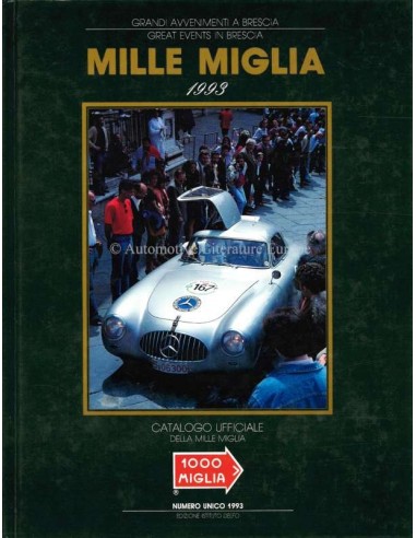 1993 MILLE MIGLIA HARDCOVER JAARBOEK ITALIAANS
