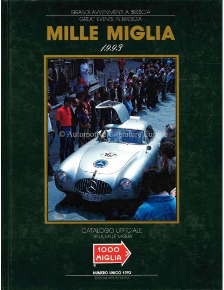 1993 MILLE MIGLIA HARDBACK YEARBOOK ITALIAN