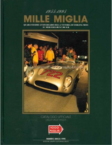 1995 MILLE MIGLIA JAHRESKATALOG HARDCOVER ITALIENISCH