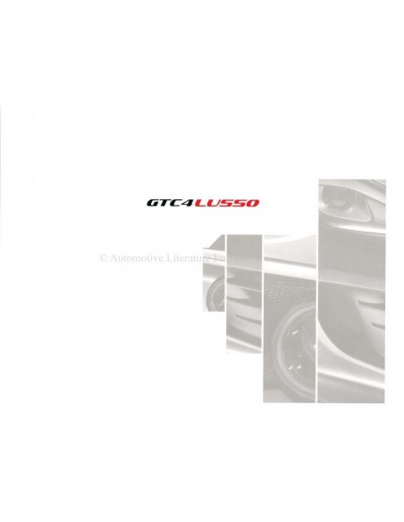 2016 FERRARI GTC4 LUSSO PORTFOLIO ENGLISCH