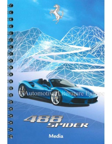 2015 FERRARI 488 SPIDER MEDIA BROCHURE ENGLISH