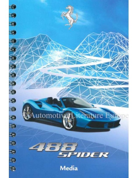 2015 FERRARI 488 SPIDER MEDIA PROSPEKT ENGLISCH