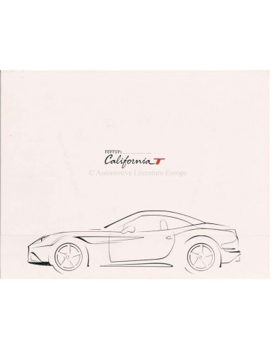 2014 FERRARI CALIFORNIA T PORTFOLIO FRENCH