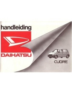 1990 DAIHATSU CUORE INSTRUCTIEBOEKJE NEDERLANDS