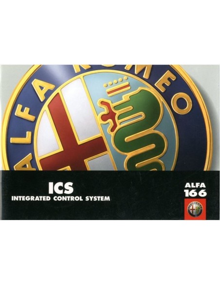 2003 ALFA ROMEO 166 ICS INSTRUCTIEBOEKJE FRANS