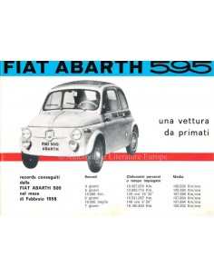 1965 FIAT ABARTH 595 / 695 BETRIEBSANLEITUNG ITALIENISCH 2