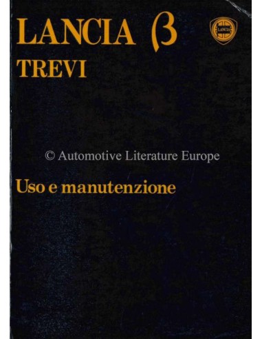 1981 LANCIA BETA TREVI BETRIEBSANLEITUNG ITALIENISCH