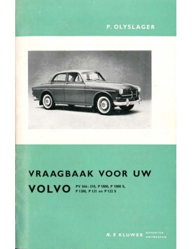 1956 - 1964 VOLVO PV544 P210 P1800 AMAZON REPARATURANLEITUNG NIEDERLÄNDISCH