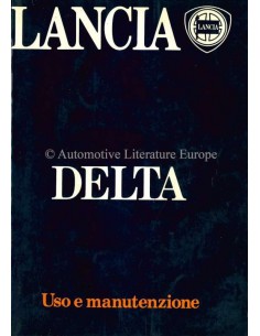 1985 LANCIA DELTA BETRIEBSANLEITUNG ITALIENISCH