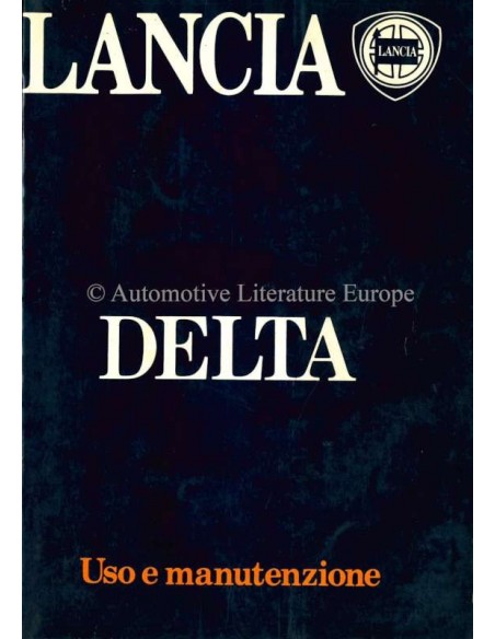 1985 LANCIA DELTA BETRIEBSANLEITUNG ITALIENISCH