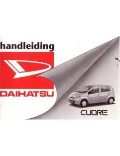 2003 DAIHATSU CUORE INSTRUCTIEBOEKJE NEDERLANDS