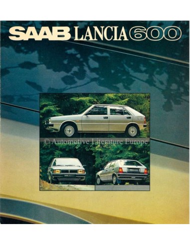 1980 SAAB LANCIA 600 BROCHURE SWEDISH